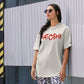 SATOSHI RED / Oversized Faded Bitcoin T-Shirt - SVRN_T - The Orange Habit