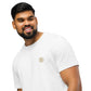 Branded / Embroidered Organic Bitcoin Tee - SVRN_T - The Orange Habit