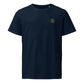 Branded / Embroidered Organic Bitcoin Tee - SVRN_T - The Orange Habit