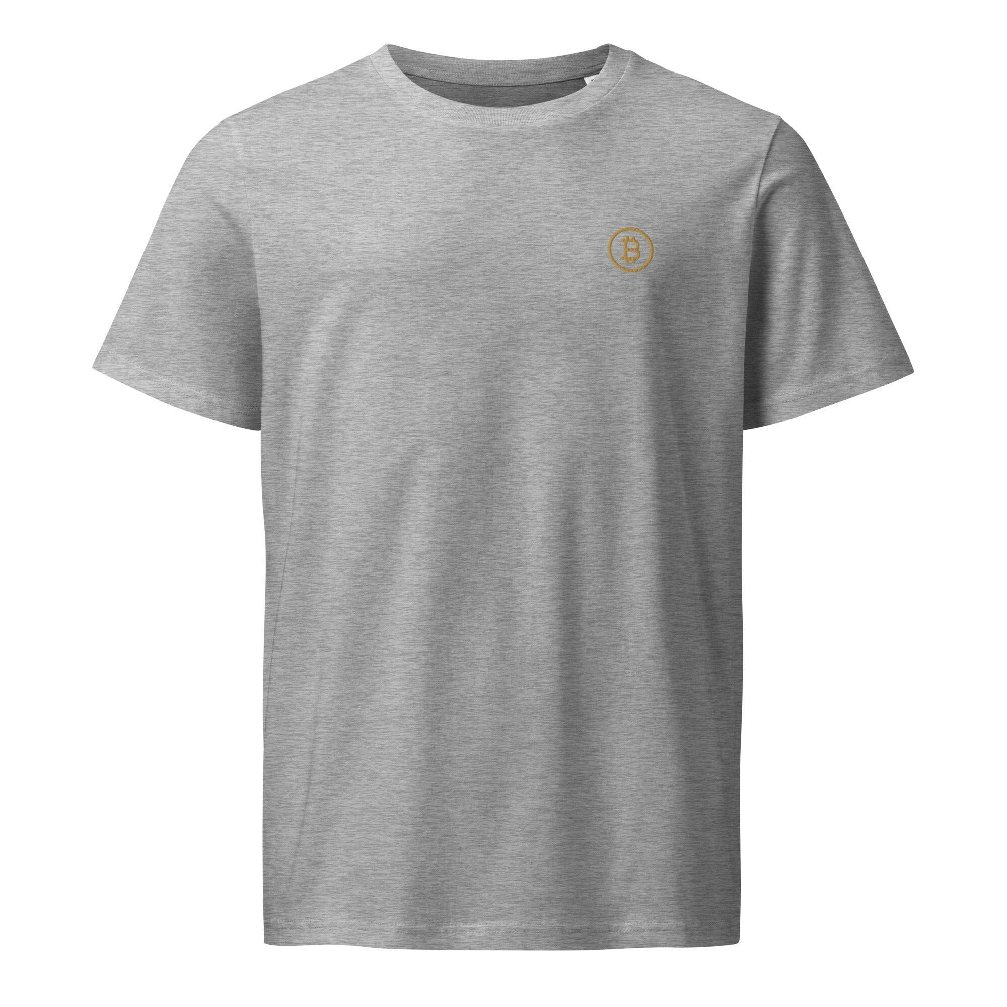 Branded / Embroidered Organic Bitcoin Tee - SVRN_T - The Orange Habit