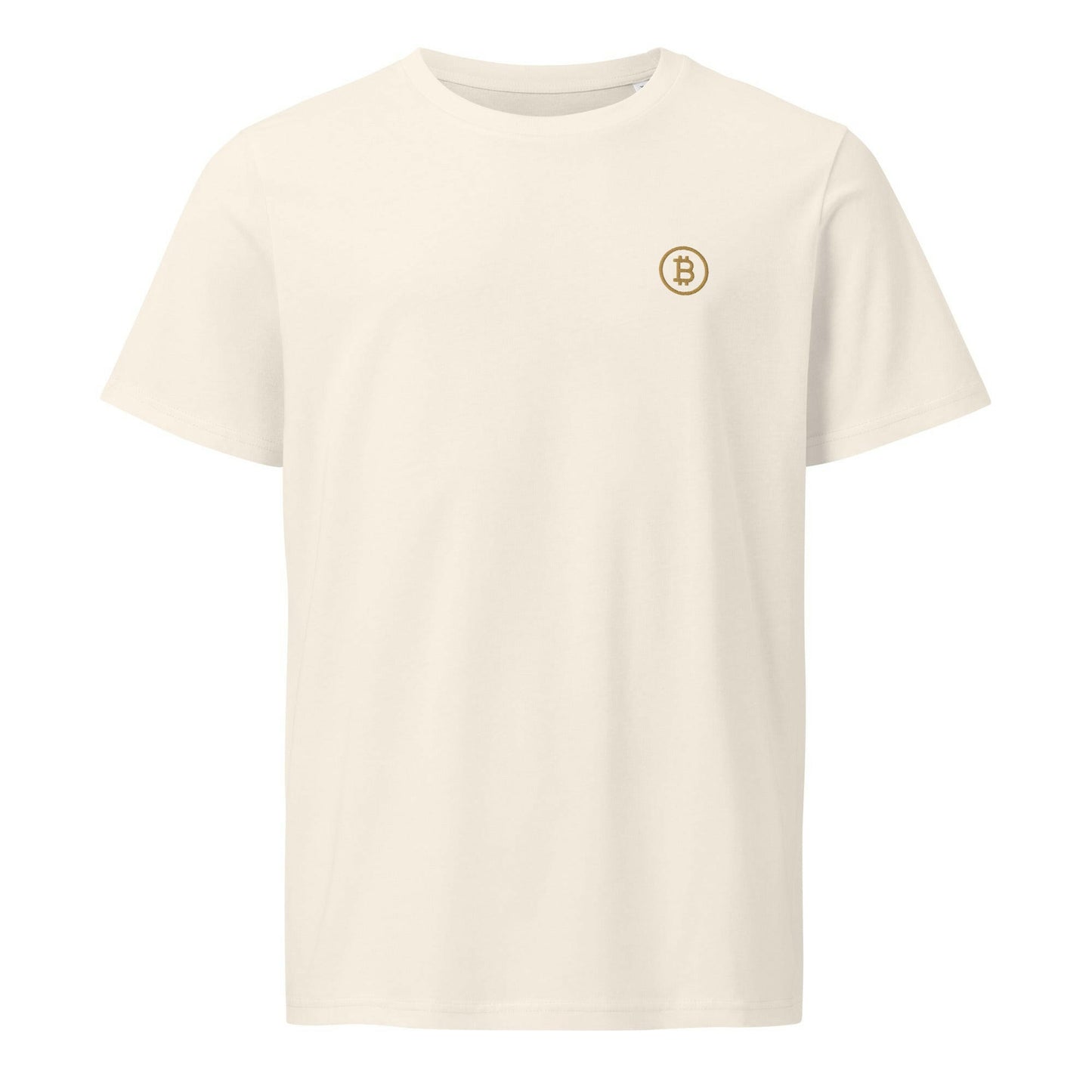 Branded / Embroidered Organic Bitcoin Tee - SVRN_T - The Orange Habit