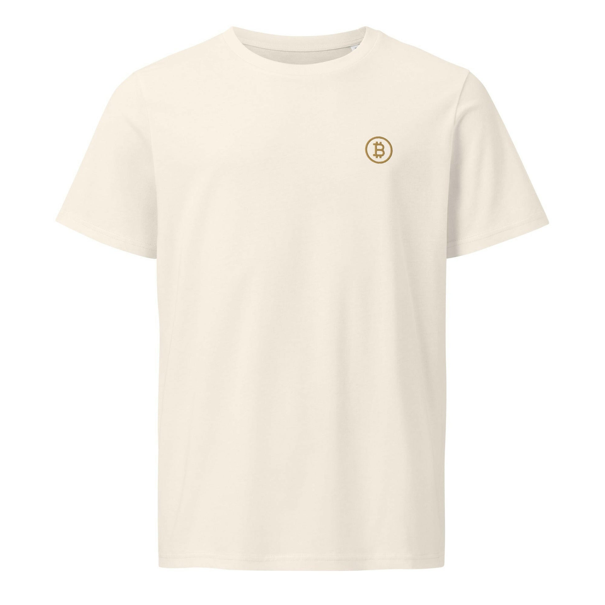 Branded / Embroidered Organic Bitcoin Tee - SVRN_T - The Orange Habit
