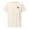 Bitcoin Whale / Embroidered Organic Tee - SVRN_T - The Orange Habit
