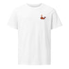 Bitcoin Whale / Embroidered Organic Tee - SVRN_T - The Orange Habit