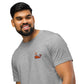 Bitcoin Whale / Embroidered Organic Tee - SVRN_T - The Orange Habit