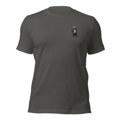 HONEY BADGER / Embroidered Bitcoin T-Shirt - SVRN_T - The Orange Habit