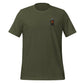HONEY BADGER - Orange B / Embroidered Bitcoin T-Shirt - SVRN_T - The Orange Habit
