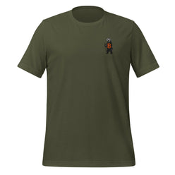 HONEY BADGER - Orange B / Embroidered Bitcoin T-Shirt - SVRN_T - The Orange Habit
