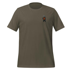 HONEY BADGER - Orange B / Embroidered Bitcoin T-Shirt - SVRN_T - The Orange Habit