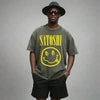 SATOSHI Smiles / Heavyweight Bitcoin T-Shirt - SVRN_T - The Orange Habit