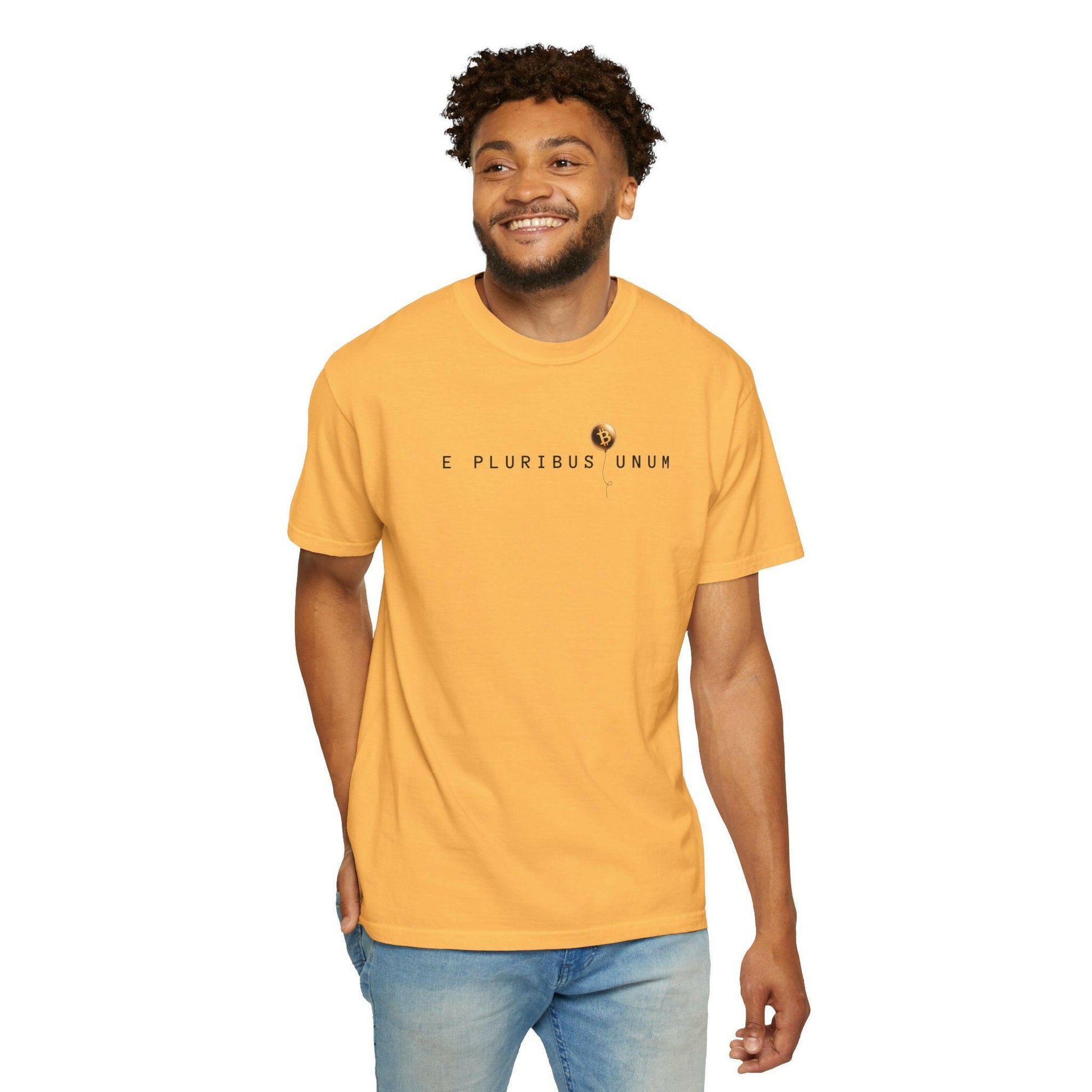 E PLURIBUS UNUM / Bitcoin T-Shirt - SVRN_T - The Orange Habit