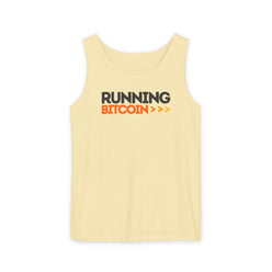 Running Bitcoin / Bitcoin Tank Top - SVRN_T - The Orange Habit