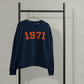 1971 / Womens Organic Bitcoin Sweatshirt - SVRN_T Woman - The Orange Habit
