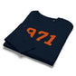 1971 / Womens Organic Bitcoin Sweatshirt - SVRN_T Woman - The Orange Habit