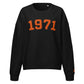 1971 / Womens Organic Bitcoin Sweatshirt - SVRN_T Woman - The Orange Habit