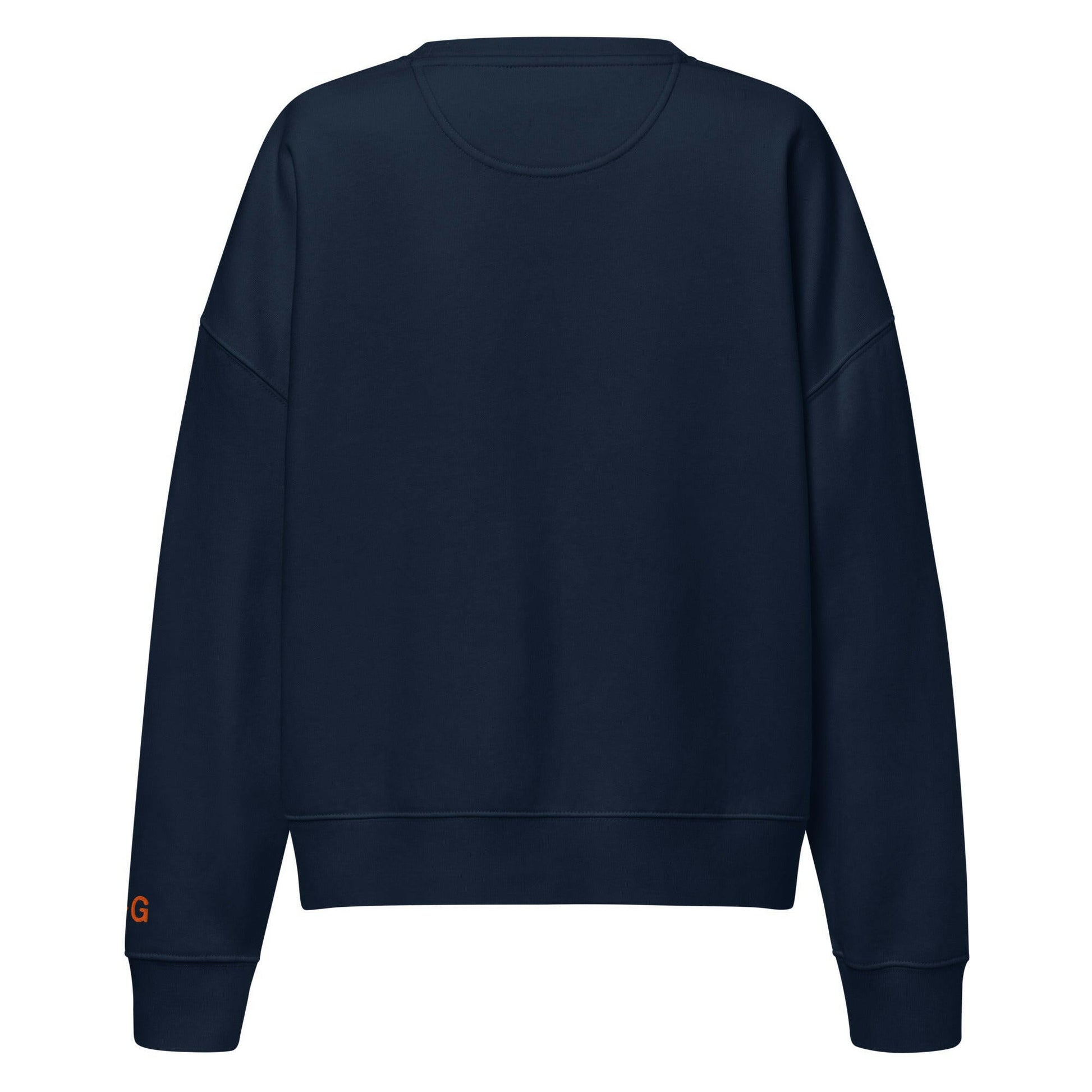 1971 / Womens Organic Bitcoin Sweatshirt - SVRN_T Woman - The Orange Habit