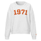 1971 / Womens Organic Bitcoin Sweatshirt - SVRN_T Woman - The Orange Habit