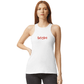 Satoshi Red / Womens Bitcoin Tank Top - SVRN_T Woman - The Orange Habit
