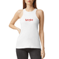 Satoshi Red / Womens Bitcoin Tank Top - SVRN_T Woman - The Orange Habit