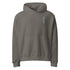 grey bitcoin hoodie with grey embroidered bitcoin logo | the orange habit
