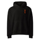 Oversized Bitcoin hoodie with orange embroidery | The Orange Habit
