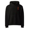 Oversized Bitcoin hoodie with orange embroidery | The Orange Habit