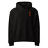 Oversized Bitcoin hoodie with orange embroidery | The Orange Habit