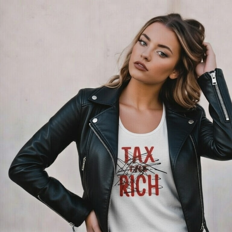 Tax The Rich: Bitcoin Tank Top