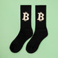 Das B | Bitcoin-Socken in Schwarz und Creme