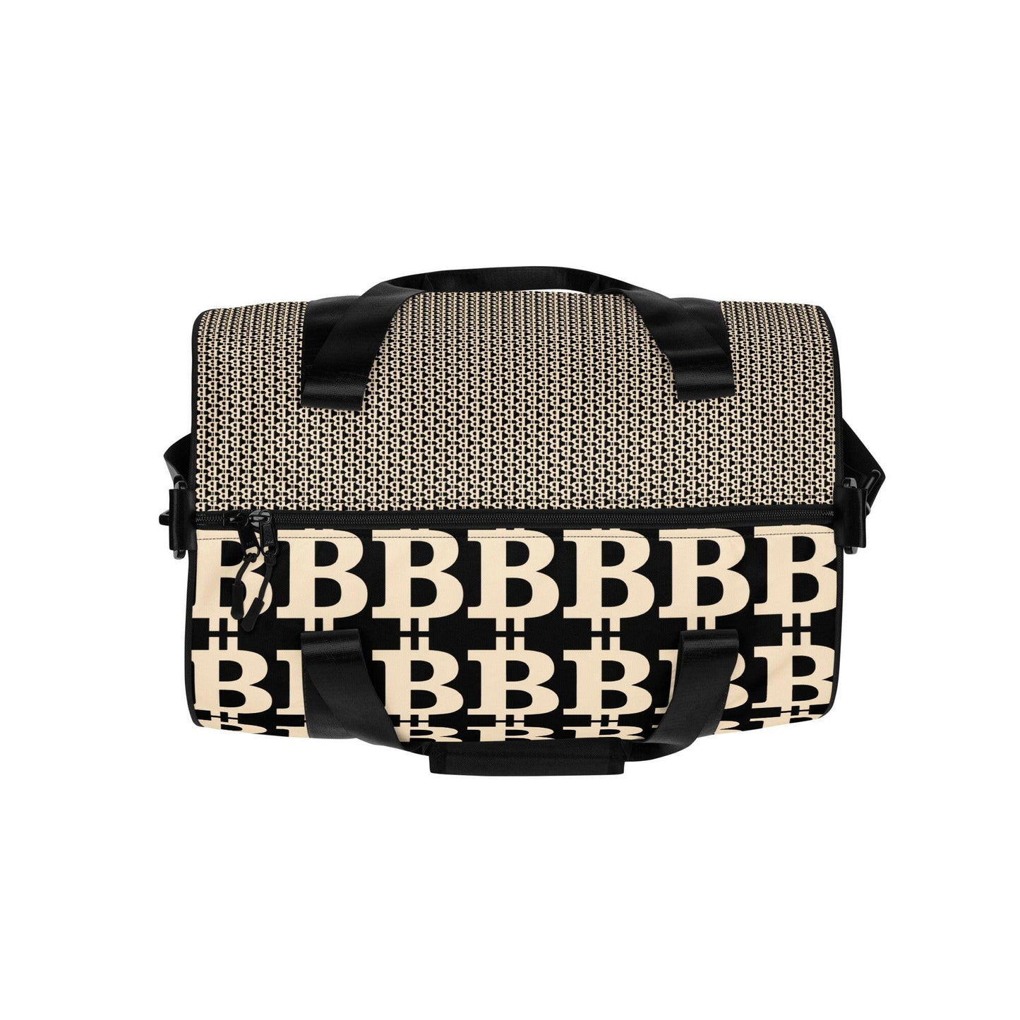 THE B - POW / Bitcoin Gym Bag - Nikki Nakamoto Bags - The Orange Habit