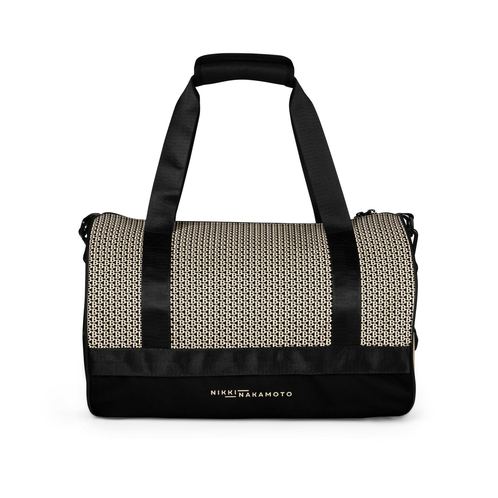 THE B - POW / Bitcoin Gym Bag - Nikki Nakamoto Bags - The Orange Habit