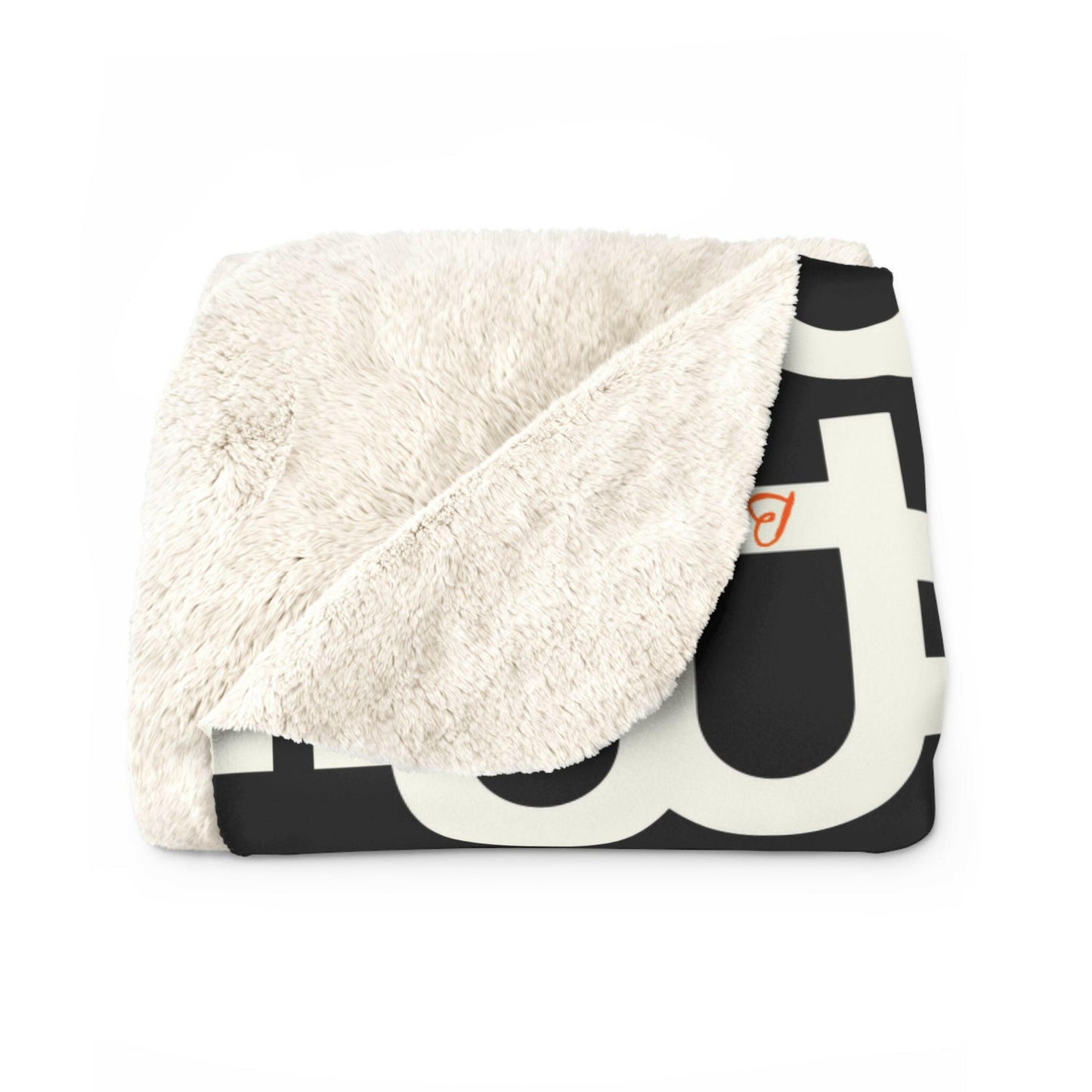 THE B / Sherpa Bitcoin Blanket - Orange Habit Home - The Orange Habit