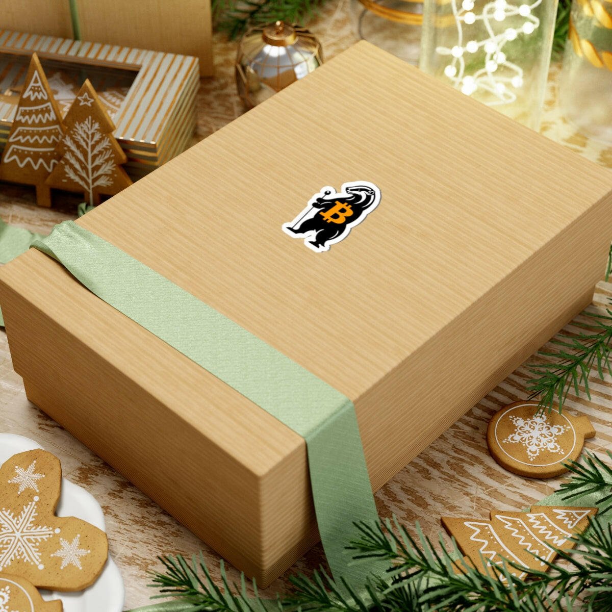 Honey Badger / Bitcoin Stickers - The Orange Habit - The Orange Habit