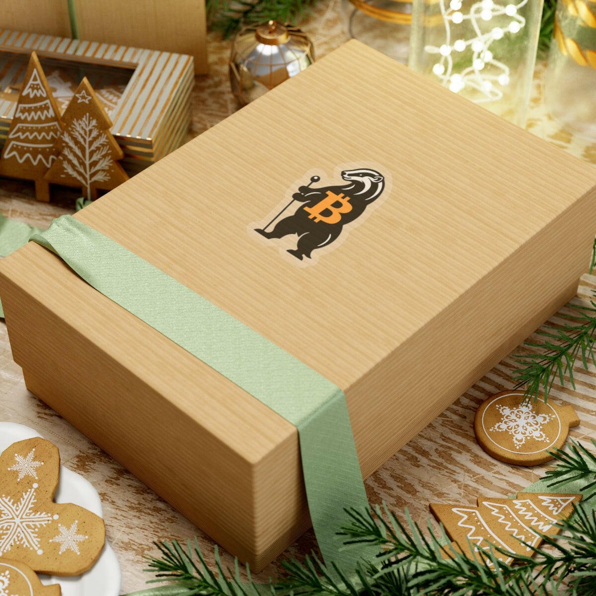 Honey Badger / Bitcoin Stickers - The Orange Habit - The Orange Habit
