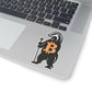 Honey Badger / Bitcoin Stickers - The Orange Habit - The Orange Habit
