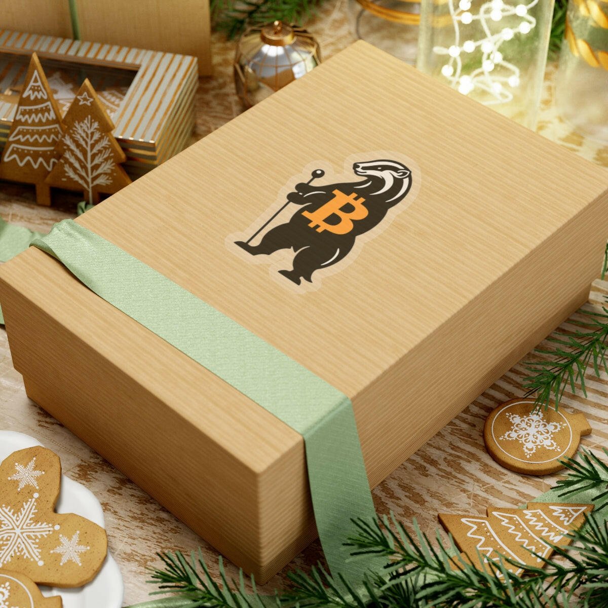 Honey Badger / Bitcoin Stickers - The Orange Habit - The Orange Habit