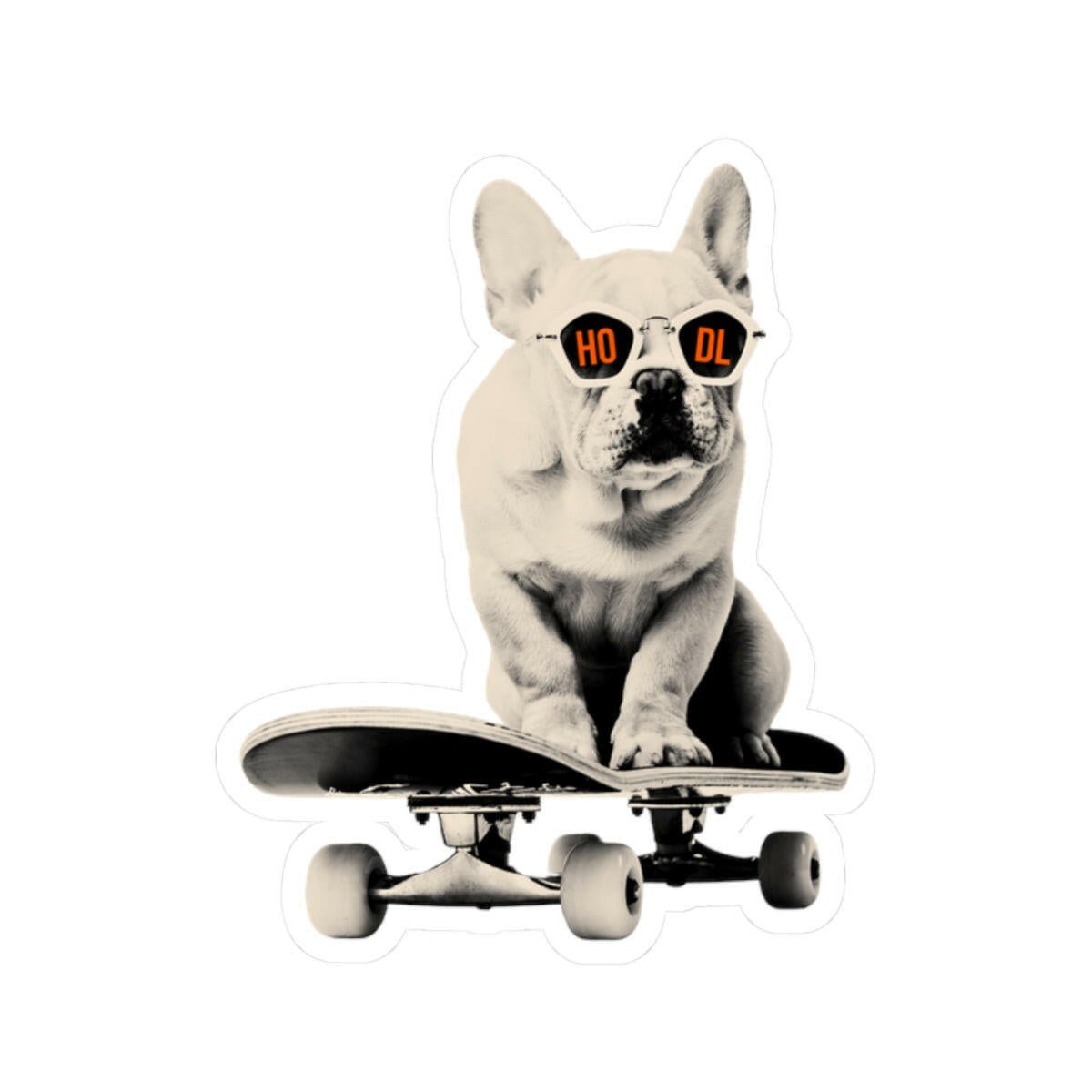 HODL Dog / Stickers - The Orange Habit - The Orange Habit