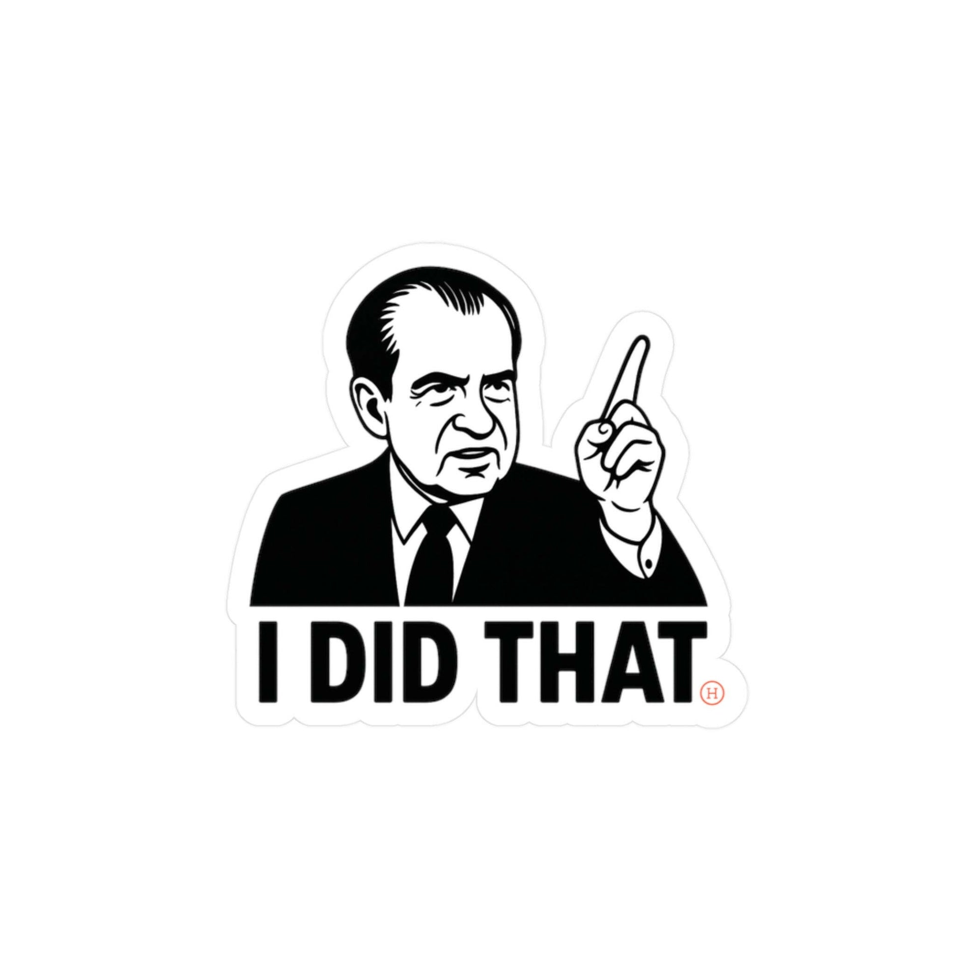 I Did That - What Happened in 1971 / Vinyl Decal - The Orange Habit - The Orange Habit