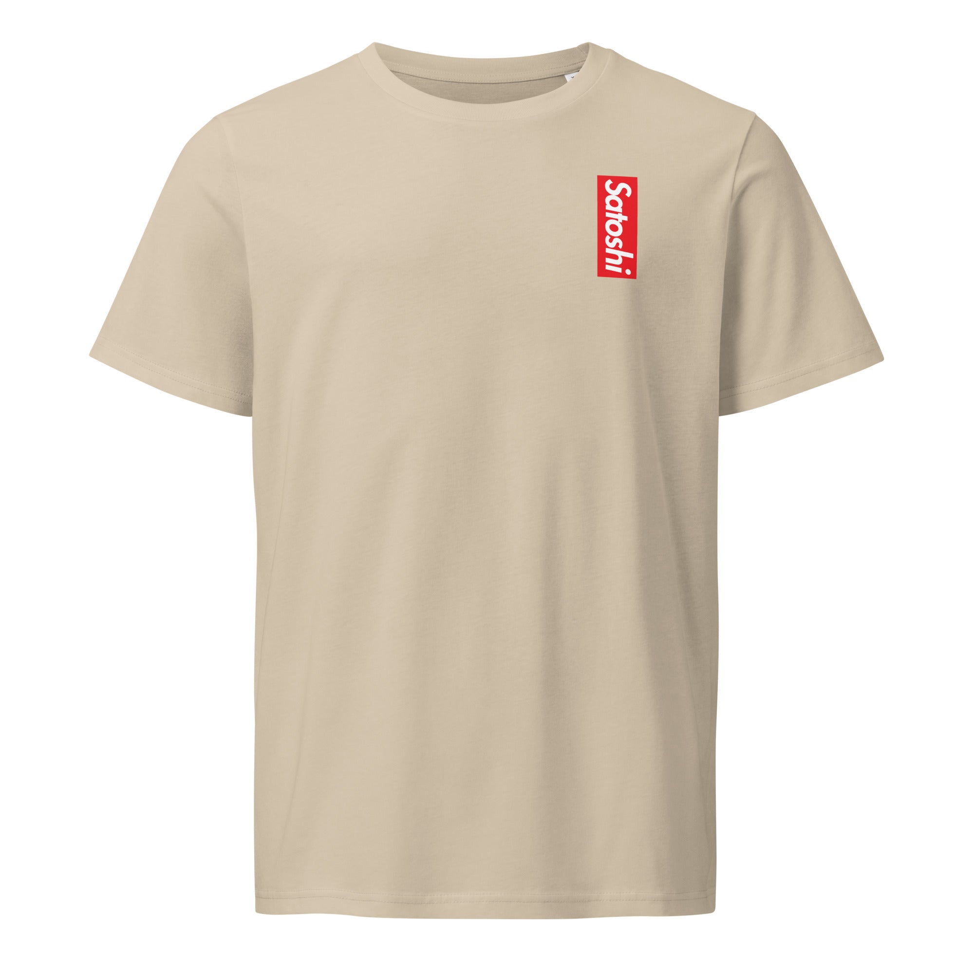 SATOSHI / Organic Bitcoin T-Shirt - SVRN_T - The Orange Habit