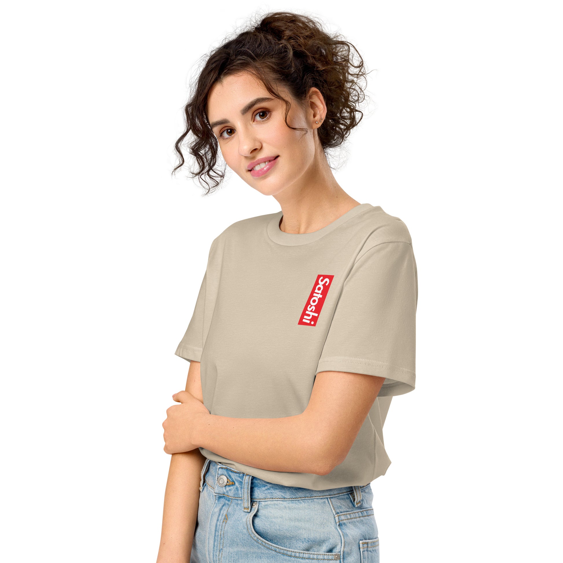SATOSHI / Organic Bitcoin T-Shirt - SVRN_T - The Orange Habit