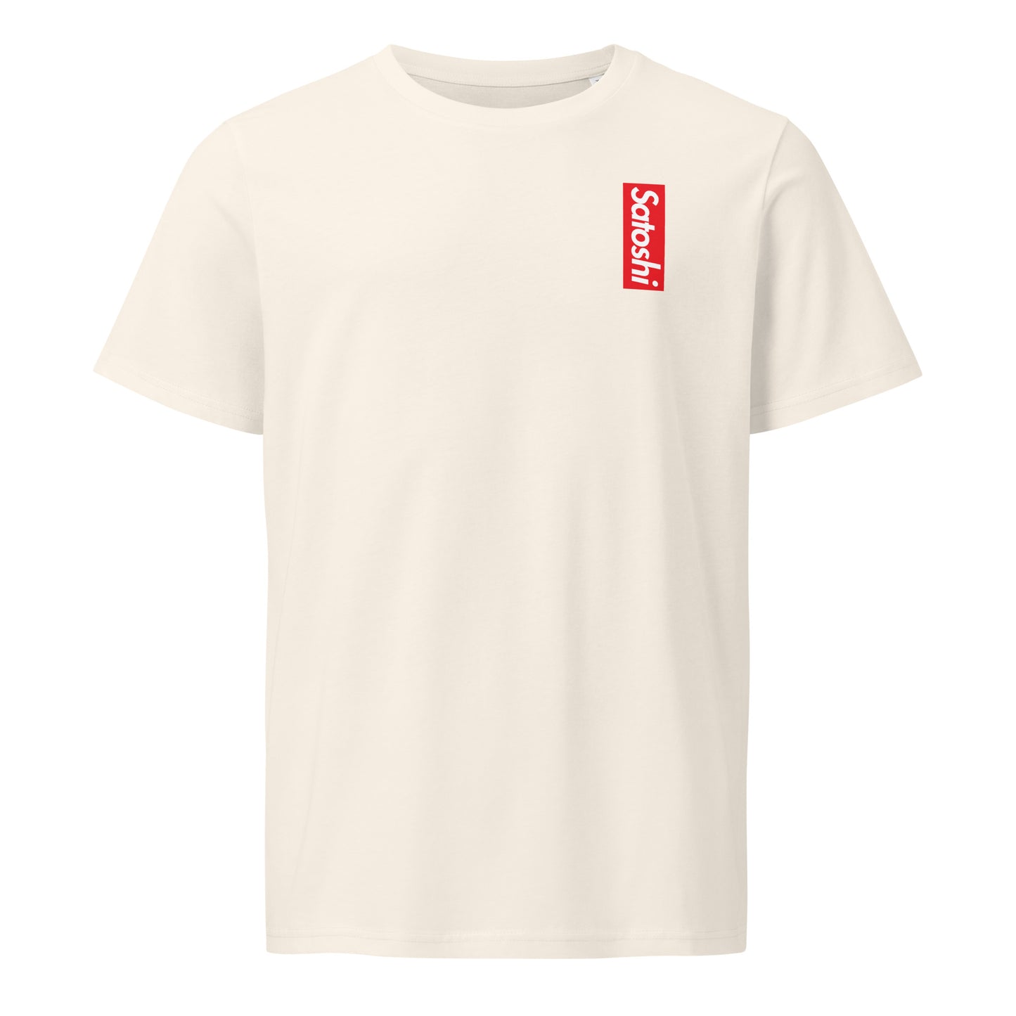 SATOSHI / Organic Bitcoin T-Shirt - SVRN_T - The Orange Habit
