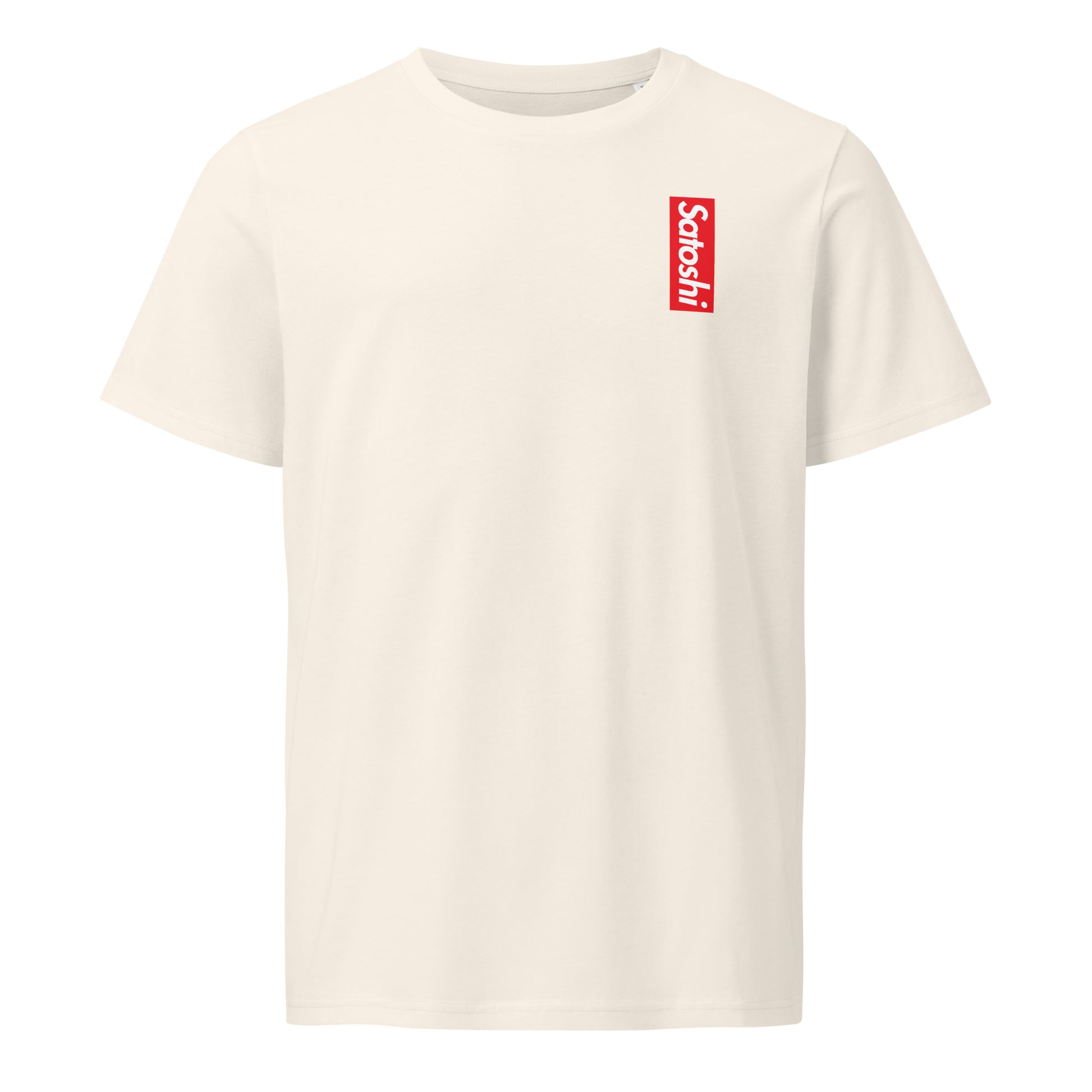 SATOSHI / Organic Bitcoin T-Shirt - SVRN_T - The Orange Habit