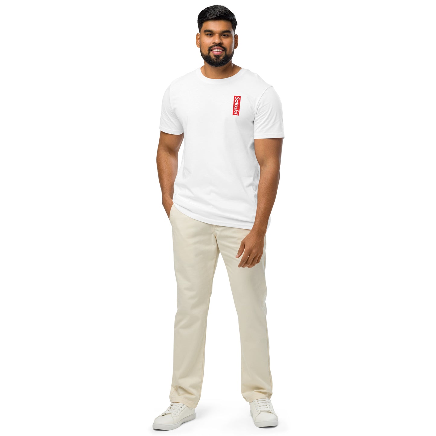 SATOSHI / Organic Bitcoin T-Shirt - SVRN_T - The Orange Habit