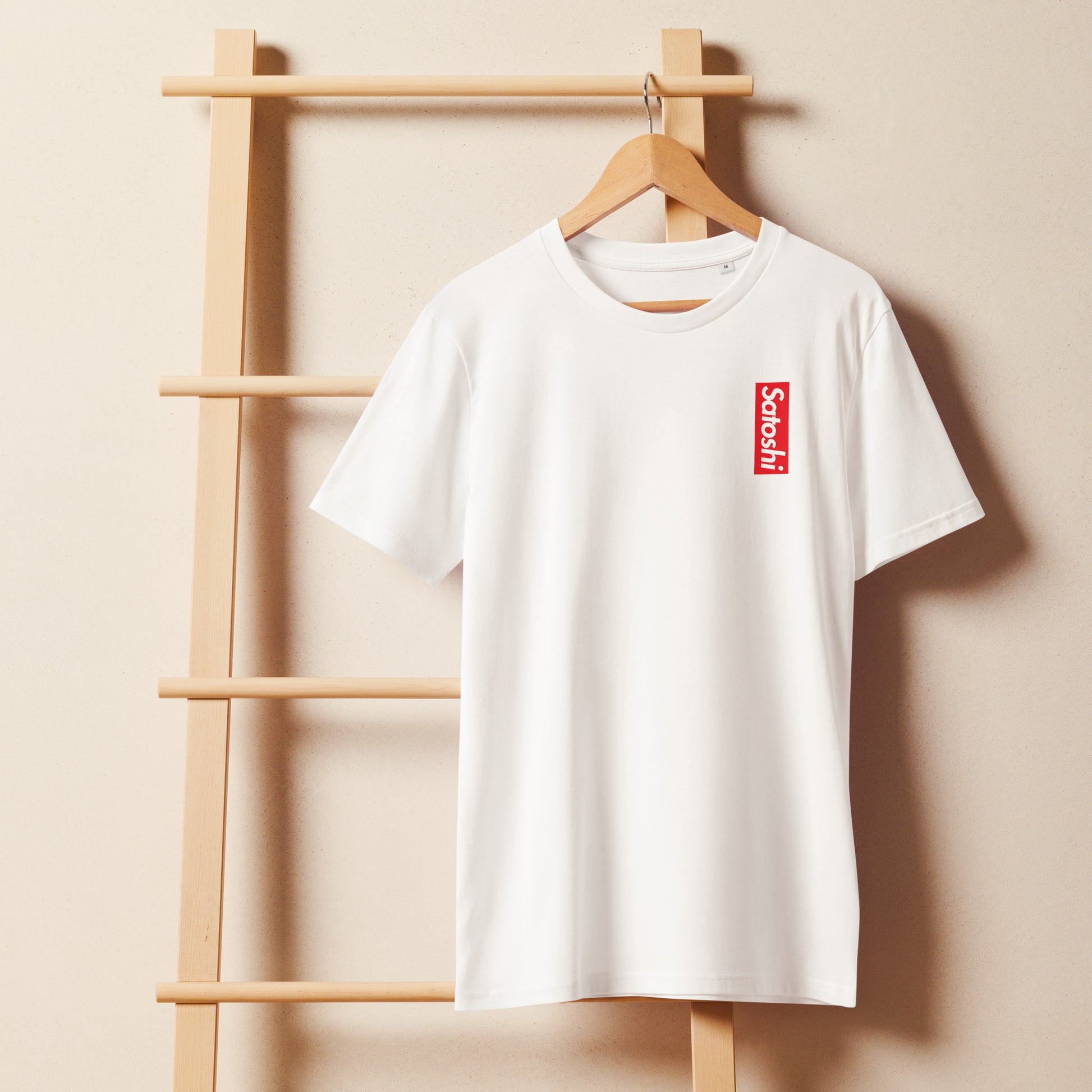 SATOSHI / Organic Bitcoin T-Shirt - SVRN_T - The Orange Habit