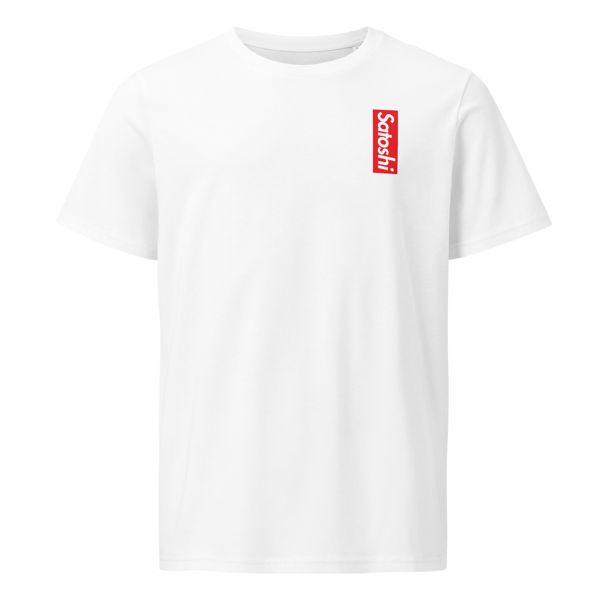 SATOSHI / Organic Bitcoin T-Shirt - SVRN_T - The Orange Habit