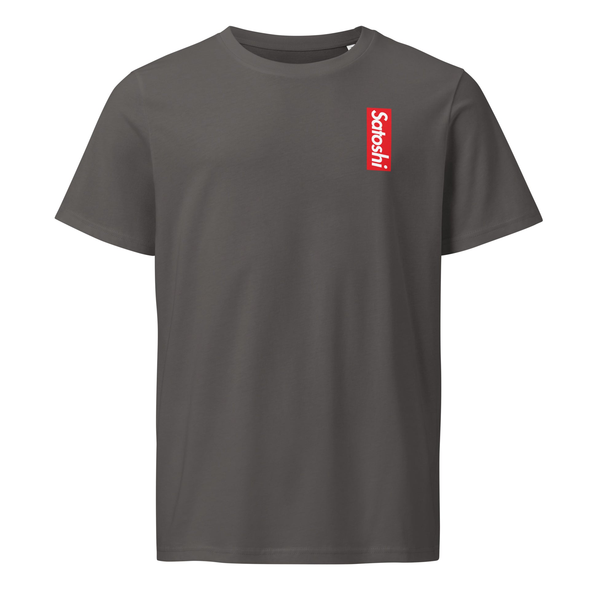 SATOSHI / Organic Bitcoin T-Shirt - SVRN_T - The Orange Habit