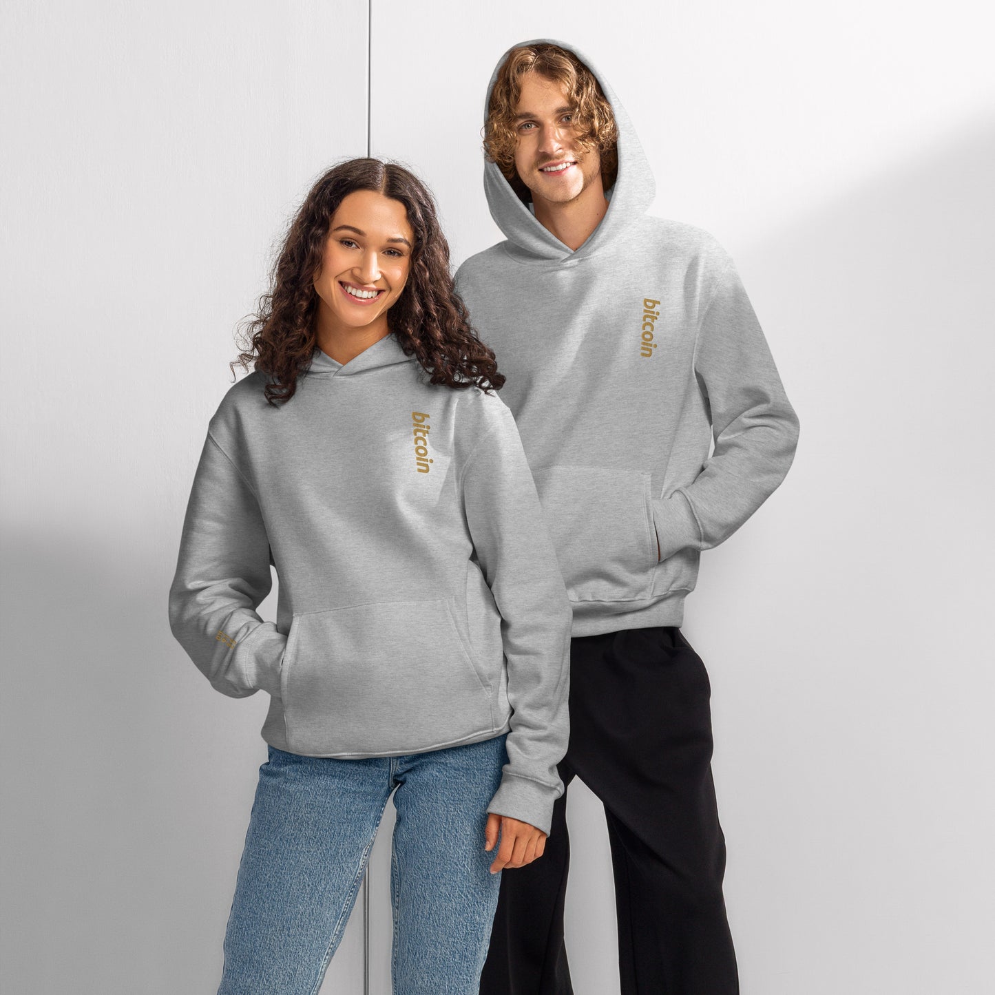 Bitcoin - Vintage Gold | Oversized Heavyweight Hoodie - The Orange Habit - 11