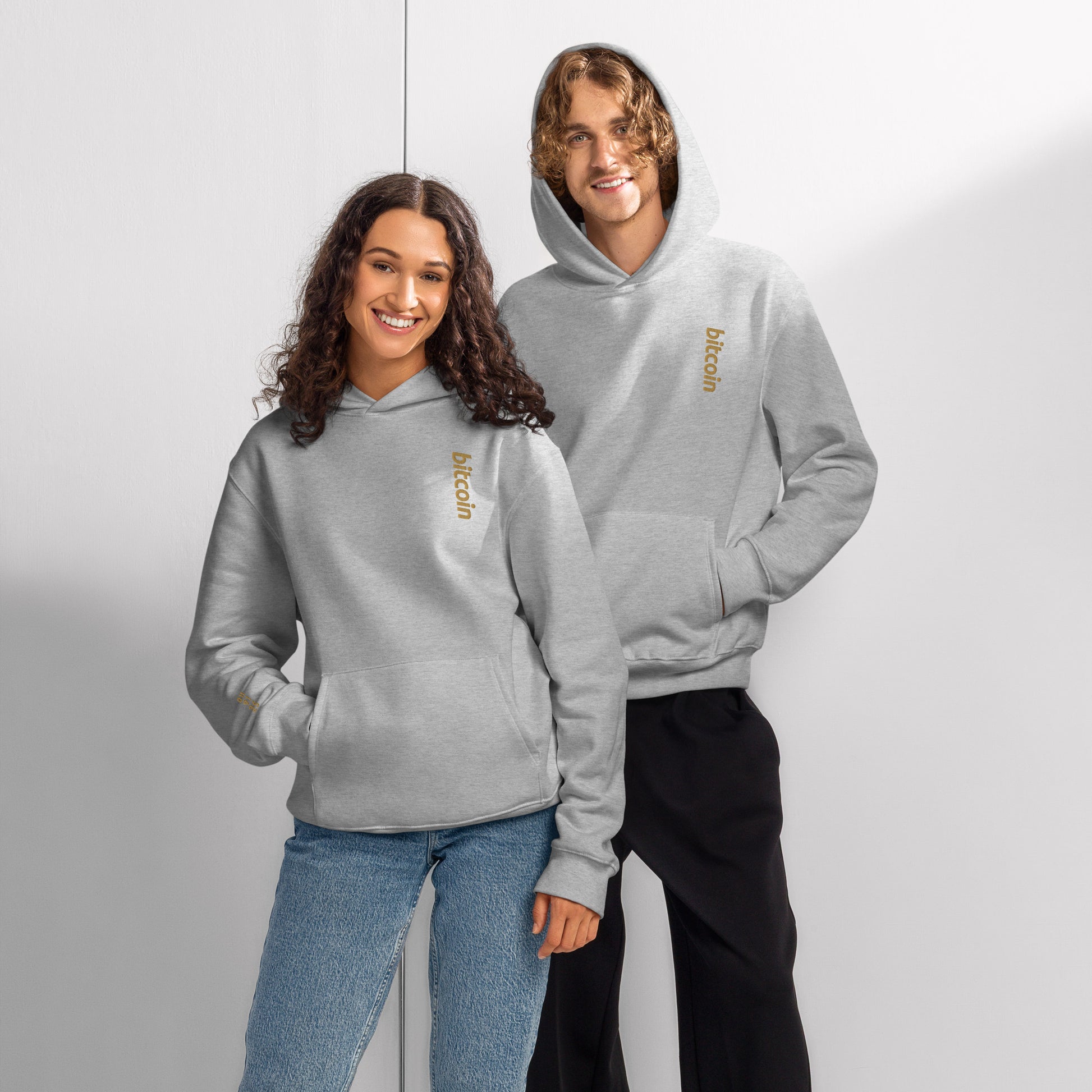 Bitcoin - Vintage Gold | Oversized Heavyweight Hoodie - The Orange Habit - 11