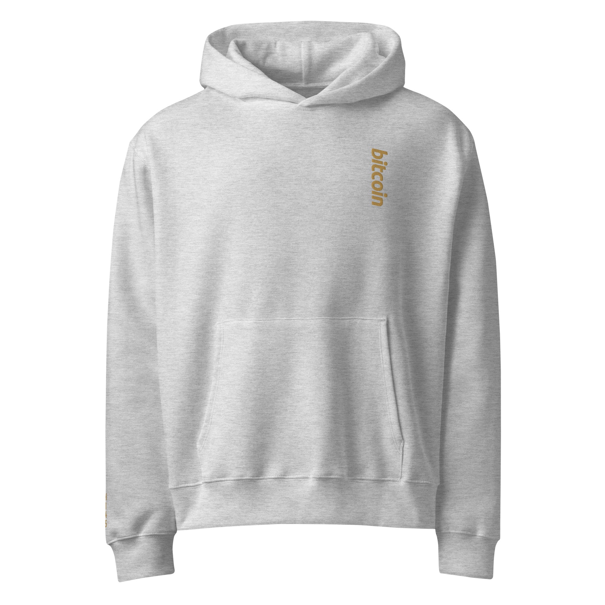 Bitcoin - Vintage Gold | Oversized Heavyweight Hoodie - The Orange Habit - 43