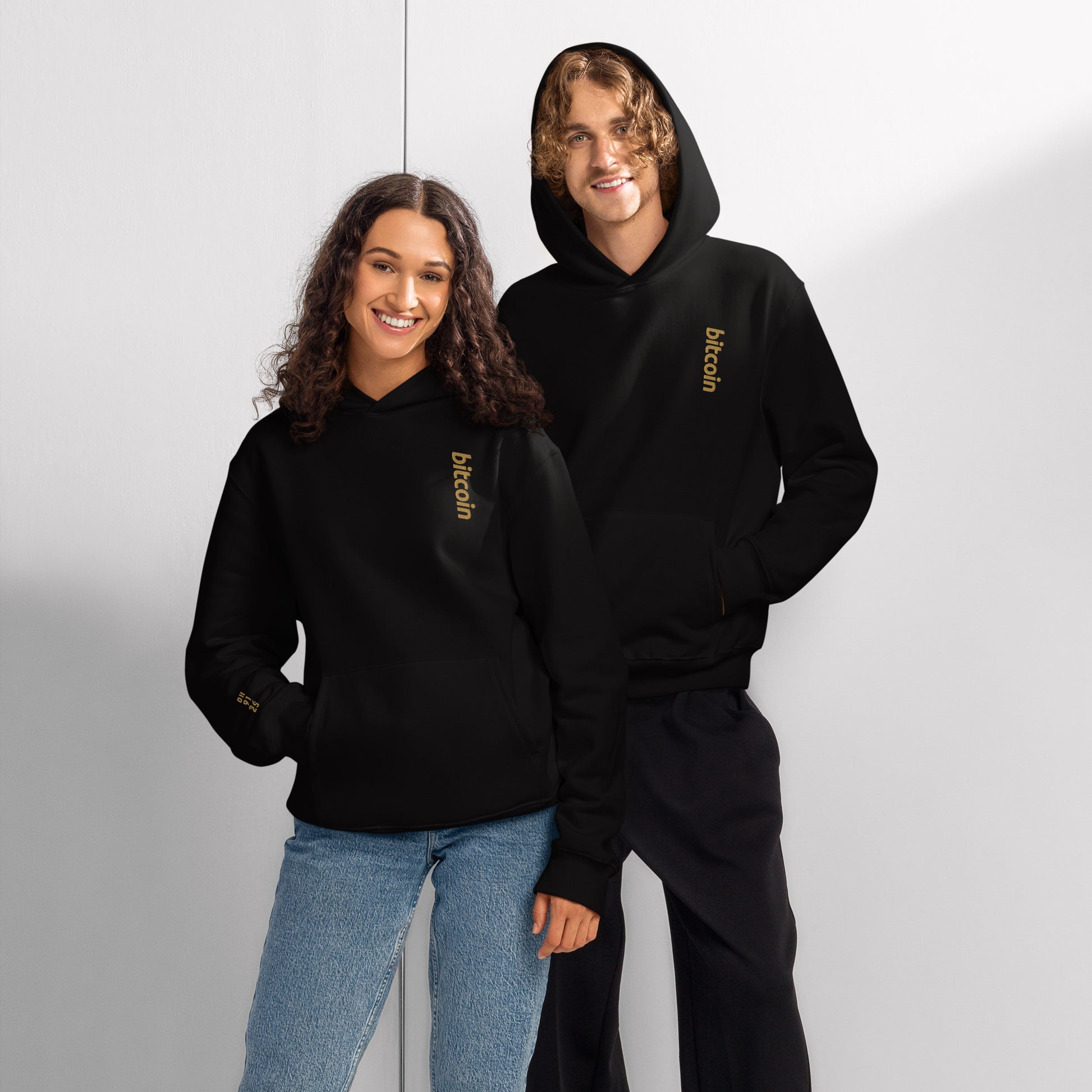 Bitcoin - Vintage Gold | Oversized Heavyweight Hoodie - The Orange Habit - 23